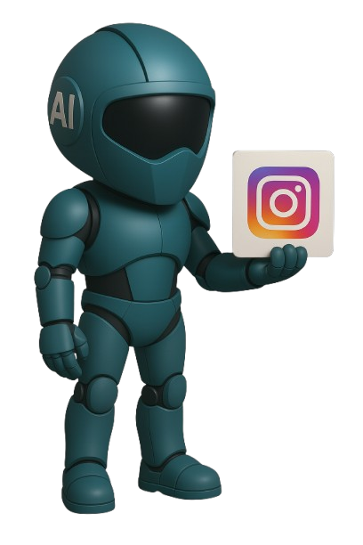 AI Robot met Instagram